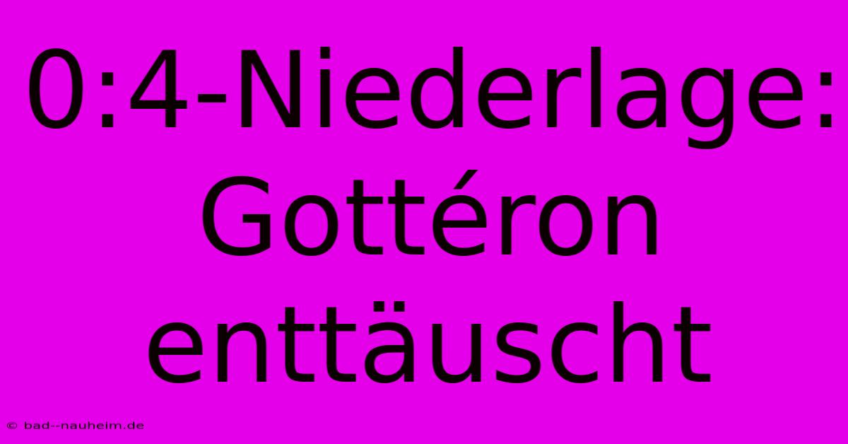 0:4-Niederlage: Gottéron Enttäuscht