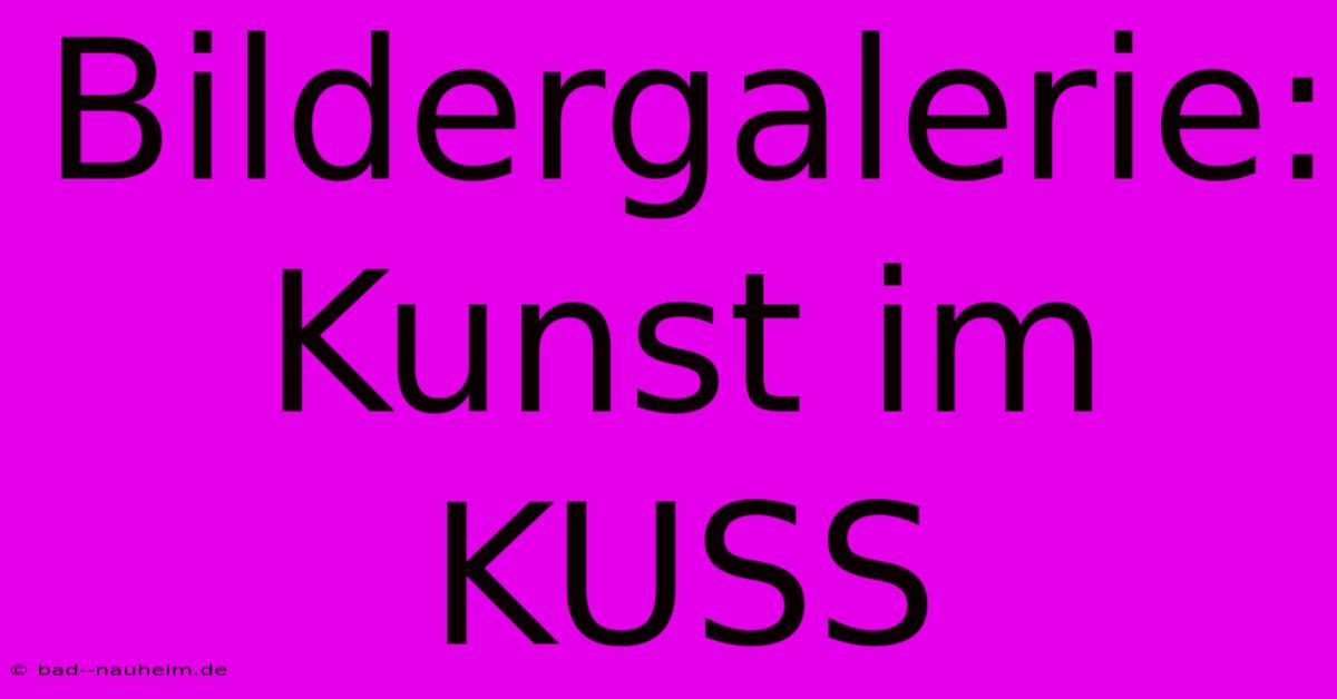 Bildergalerie: Kunst Im KUSS