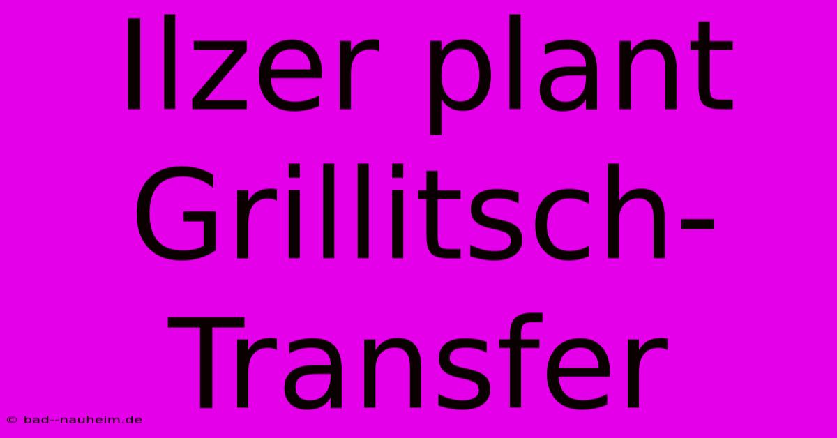 Ilzer Plant Grillitsch-Transfer