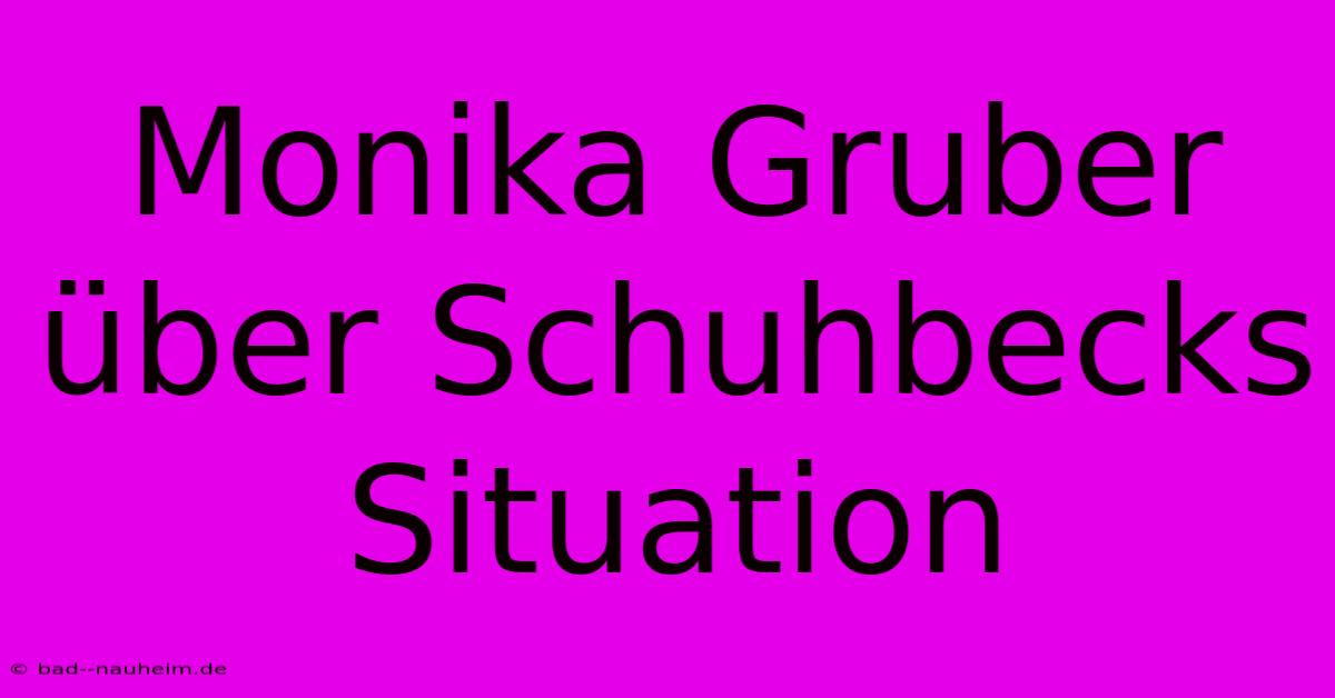 Monika Gruber Über Schuhbecks Situation