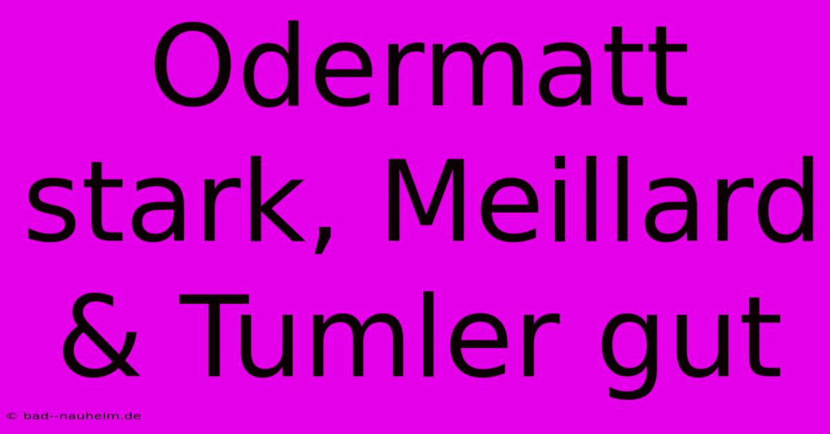 Odermatt Stark, Meillard & Tumler Gut