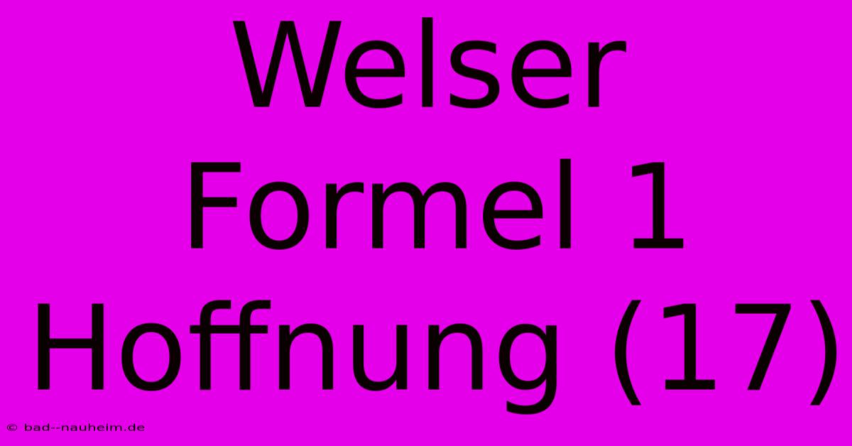 Welser Formel 1 Hoffnung (17)